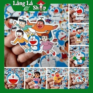 Miếng dán Sticker anime Doremon và những người bạn trọn bộ 120 hình - In rõ ràng sắc nét khó tróc