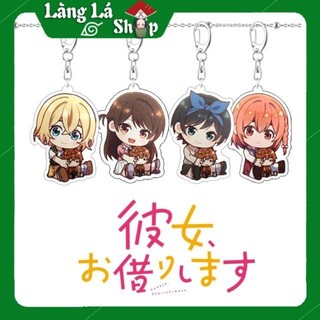 Móc khoá Mica anime/manga Kanojo Okarishimasu (Bạn gái thuê)- Nhựa Cứng Acrylic In 2 mặt sắc nét ( ảnh thật )