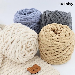 100g / bóng / chenille sợi nhung đan len dày sang trọng chunky móc sợi diy áo len khăn chăn