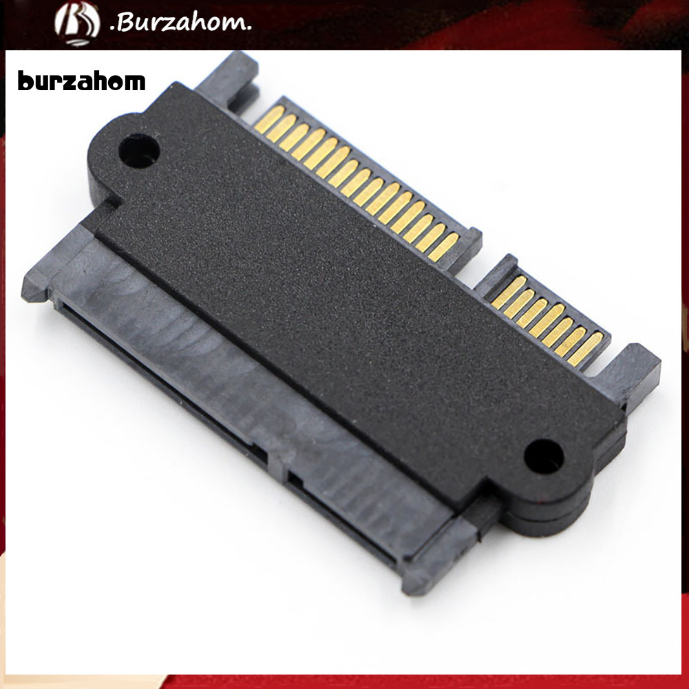 Bur SFF-8482 SAS 22 Pin sang 7 + 15 Pin SATA Male HDD Bộ chuyển đổi ổ cứng góc 90 độ