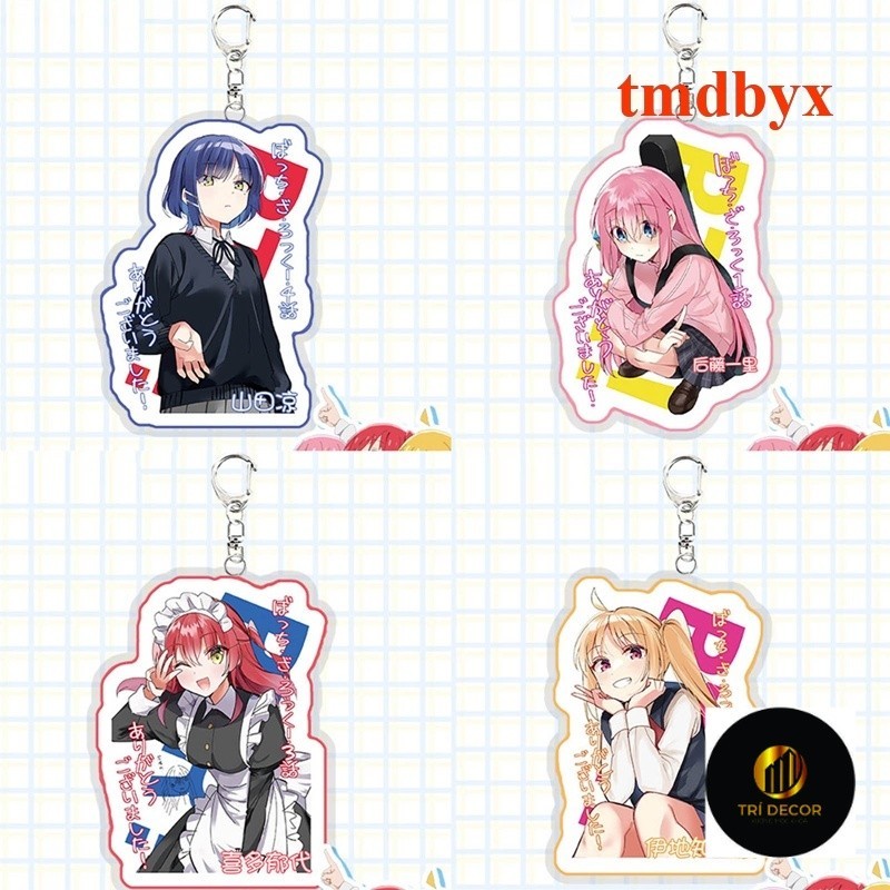 Bocchi The Rock Móc Khóa Hình Nhân Vật Kita Ikuyo Yamada Ryo