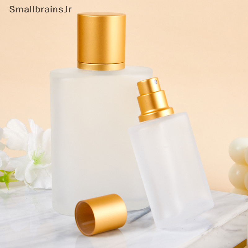 Smallbrainsjr 30 / 50 / 100ml Chai thủy tinh chà nhám Chai lỏng Chai đựng rỗng Trang điểm rỗng Chai phun sương mịn vn