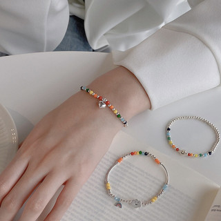 Hoạt Hình Mini Hạt Vòng Tay Sáng Màu Kẹo Lắc Tay Sáng Tạo Cặp Đôi Bạn Bè Vòng Tay Quà Tặng Đồ Dùng Phụ Kiện Thời Trang