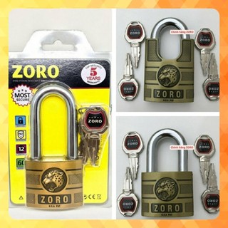 Ổ khóa ZORO 6 phân đầu báo,chìa kiếm cao cấp⚡FREE SHIP⚡ổ khóa bấm không cần chìa.khóa chống trộm