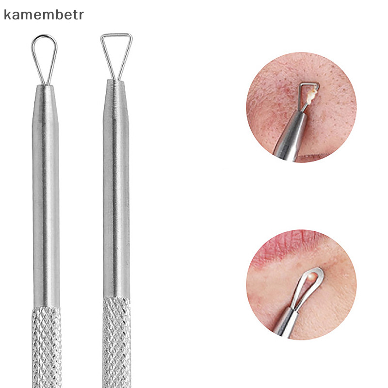 Kam Dual Heads Acne Blackhead Blemish Bóp Pimple Extractor Remover Spot Cleaner Beauty Skin Care Tool n