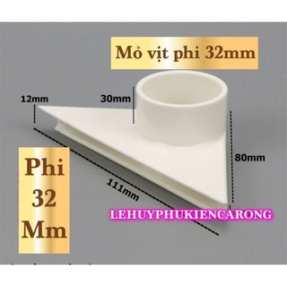 Đầu thổi mỏ vịt dẹp ts phi 20 25 32mm chuyên dùng cho hồ cá