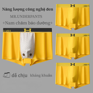 Kingdafa quần lót nam từ sức khỏe nam châm quần lót boxer cho nam thời trang cotton nam boxer quần short plus size l-6xl quần lót quần đùi cho nam
