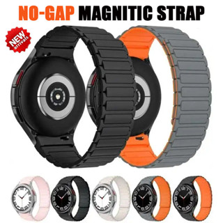 Không CÓ Khoảng Cách Dây Đeo Thể Thao Cho Samsung Galaxy Watch 6 Classic 43mm 47mm 5Pro 45mm Dây Silicon Cho Đồng Hồ FE 7 6 40 44mm 4Classic 42mm 46mm