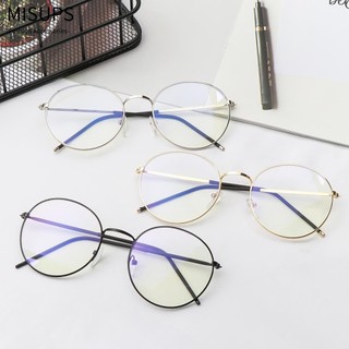 MISUPS Kính Gọng Tròn Bằng Kim Loại Kiểu Cổ Điển Thời Trang Cho Nữ