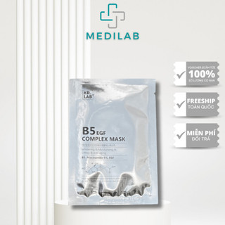 Mặt nạ B5 EGF Kr.Lab cấp ẩm phục hồi, dưỡng trắng da - The Senses