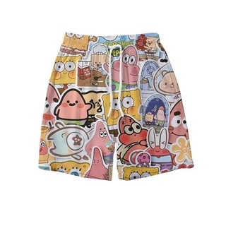 【 M-5xl 2 Màu 】 Quần Short Thể Thao Mùa Hè Quần Đi Biển In Hình Hoạt Hình Thời Trang Rời Quần Short 5 / 4
