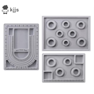 3 Gói Trang Sức Đính Hạt Bảng - Khay Thiết Kế Đổ Xô Cho Vòng Tay, Vòng Cổ, & Lập Kế Hoạch Làm Đồ Trang Sức DIY Dễ Dàng Lắp Đặt