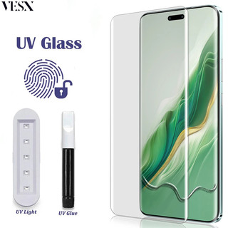  Dán keo UV cao cấp Kính cường lực màn cong Cho Honor Magic 8 7 6 5 Lite 4 3 Ultimate Pro Power 4G 5G 2025 