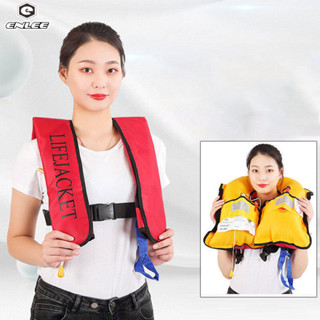 Áo phao Enlee, Áo phao bơm hơi hoàn toàn tự động dành cho người lớn bơm hơi, Thuyền câu cá di động, chuyên nghiệp, Áo phao bơm hơi thủ công, Nhiều màu sắc có sẵn