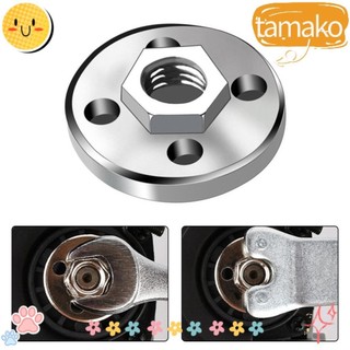 Đai ốc mặt bích khóa TAMAKO, Đai ốc mặt bích hình lục giác thay đổi nhanh, Kẹp đĩa máy mài góc bằng hợp kim kim kim loại đa năng cho loại 100 Máy mài góc Phụ kiện dụng cụ điện