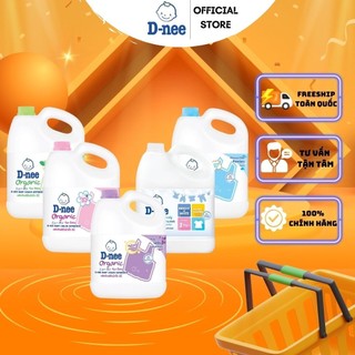 (TRỢ GIÁ) Nước giặt quần áo em bé Dnee 3000ml/1400ml - Nước Giặt Xả Cho Trẻ Em an toàn,.. .!