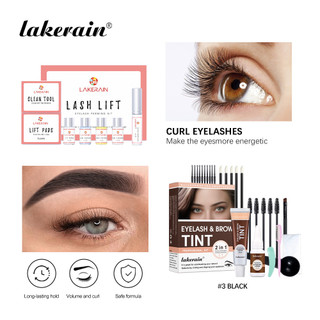 Set sản phẩm uốn mi và nhuộm lông mi lông mày chuẩn salon Lakerain
