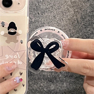 Giá đỡ nơ Kawaii dễ thương Hàn Quốc cho Magsafe Popsocket Điện thoại từ tính Griptok Grip Tok Stand cho vỏ sạc không dây IPhone