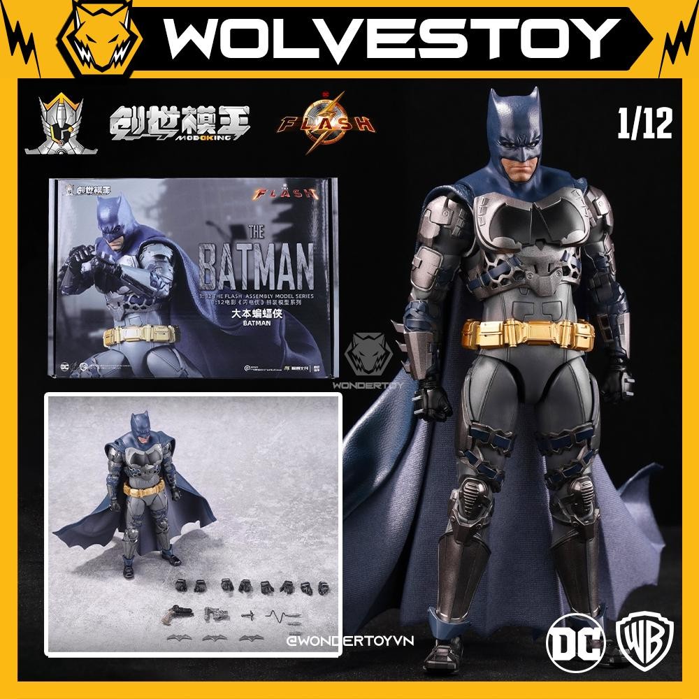 Mô Hình Lắp Ráp Modoking Batman Ben Affeck from The Flash 2023 1/12 Model Kit