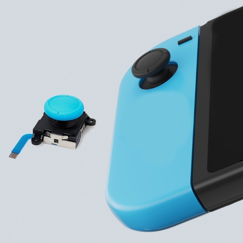 Cần điều khiển WU Thay thế 3D Analog Thumb Stick Repair Part Hall Effect Joystick