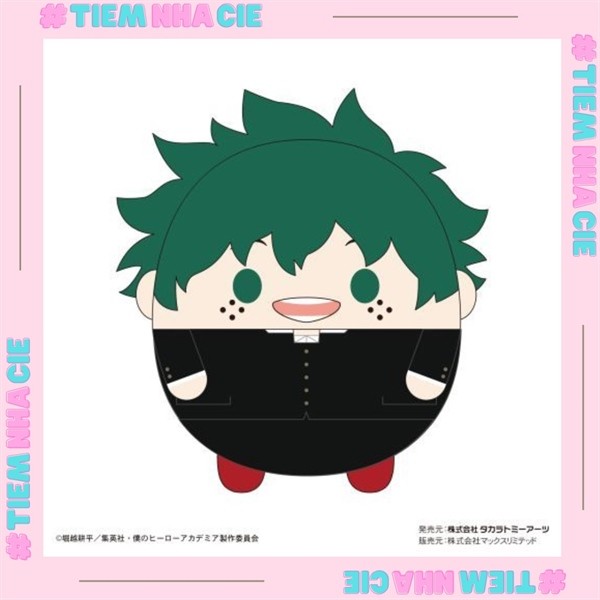 [Tiệm nhà Cie] [SẴN] GẤU FUWA 20CM MY HERO ACADEMIA HỌC VIỆN SIÊU ANH HÙNG DEKU
