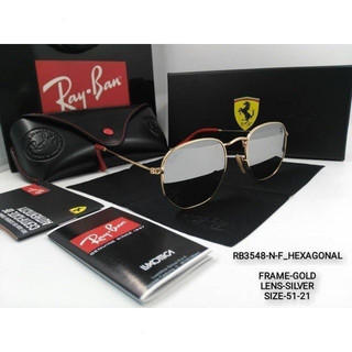 Kính mát Rayban hexagonal Ý, kính phân cực Ray-Ban