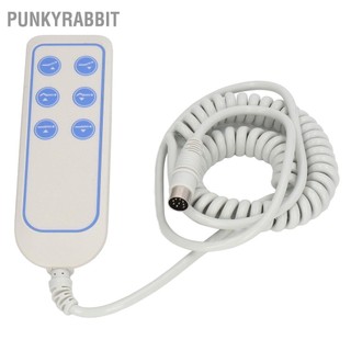 PunkyRabbit Bộ điều khiển giường nâng Điện PVC IP66 Ghế chống mài mòn Điều tay cho bệnh viện (8 pin)