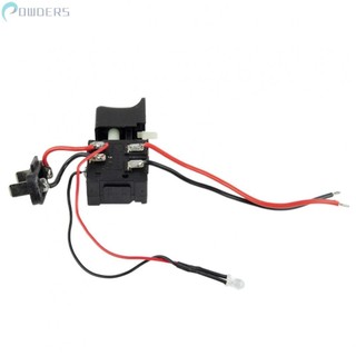 ⭐ READY STOCK ⭐-NEW-Brand New Trigger Switch With Small Light Workshop Equipment 7.2 V - 24 V【POWDERS-VN】