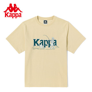  Kappa Kappa Tay Ngắn Phong Cách Mới Nam Nữ Áo Thun Thể Thao In Hình Thường Ngày Nửa Tay Rời Cổ Tròn Nửa Tay 0127 