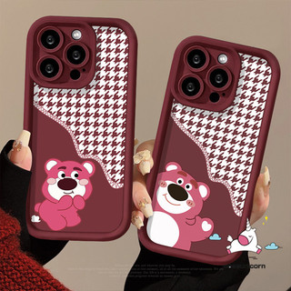 Dành Cho Oppo A18 A7 A16s A58 A5s A15 A31 A16 A38 A9 A17 A76 A57 A12 A78 A31 A74 A53 A55 A77s A33 A17k A54s A52 A96 A3s A98 A1K A77 Reno 4 8T 5F Gấu Dâu Dễ Thương Mắt Thiên Thần Ốp Điện Thoại Silicon Dẻo In Hình Cho Iphone