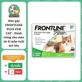 Frontline Plus For Cat Nhỏ Gáy Phòng Và Trị Ve Rận Bọ Chét Cho Mèo