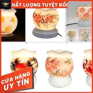 Đèn xông tinh dầu gốm bát tràng size trung bingo