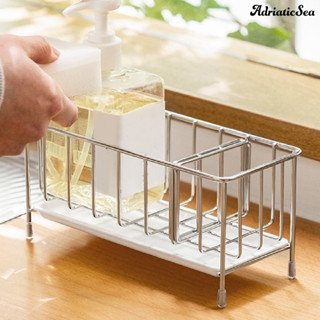 Ad-rustproof Bồn Rửa Bảo Quản Không Biến Dạng Thép Không Gỉ Mặt Bàn Cọ Xốp Giá Đỡ Xà Phòng Cho Nhà Bếp