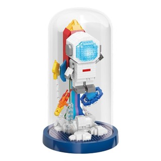 Câu đố đồ chơi lắp ráp hạt nhỏ Spaceman