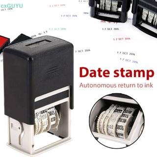 Con dấu ngày 4mm xi lanh con dấu ngày tiếng Anh DIY con dấu ngày PRTA