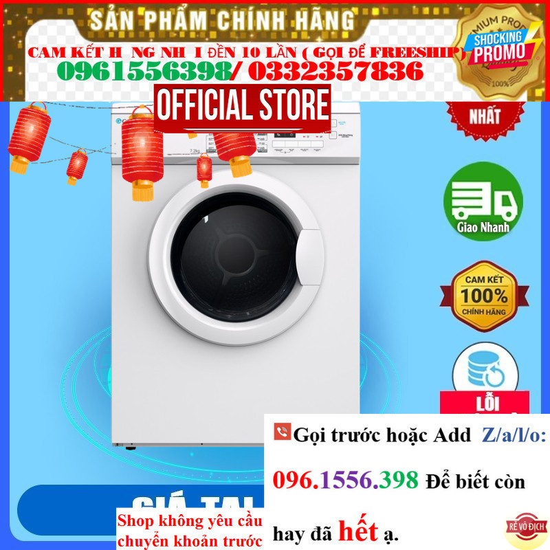 << TD-72VWD - Máy Sấy Thông Hơi Casper 7.2Kg TD-72VWD