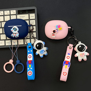 Dành cho beats studio buds ốp lưng hoạt hình phi hành gia silicon tai nghe dành cho beats studio buds + hộp nghe