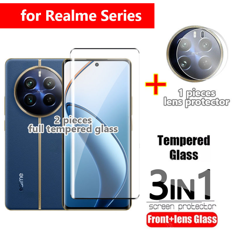 Realme 12 11 13 Pro Plus 12 + 13+ 12Pro + 12X 11X 5G Kính cường lực cong Full Cover Realme Note 50 C