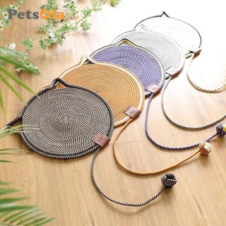 Thảm cào mèo PETSOLA, Thảm ngủ cho mèo có bóng ngang Tấm cào sàn mèo