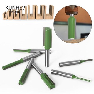 KUNHEV Máy cắt phay 6mm Mũi khoan cạnh đôi cạnh đơn