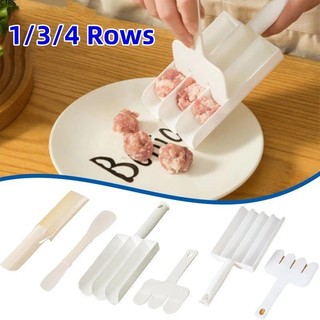 1/3/4 hàng máy làm thịt viên nấu dụng cụ tự chế khuôn tròn cá beaf cơm bóng làm thiết bị nướng lẩu đậu phụ tiện ích nhà bếp