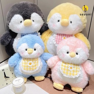 Chim cánh cụt đáng yêu sang trọng đồ thú nhồi bông hình chim cánh cụt xám dễ thương cho bé