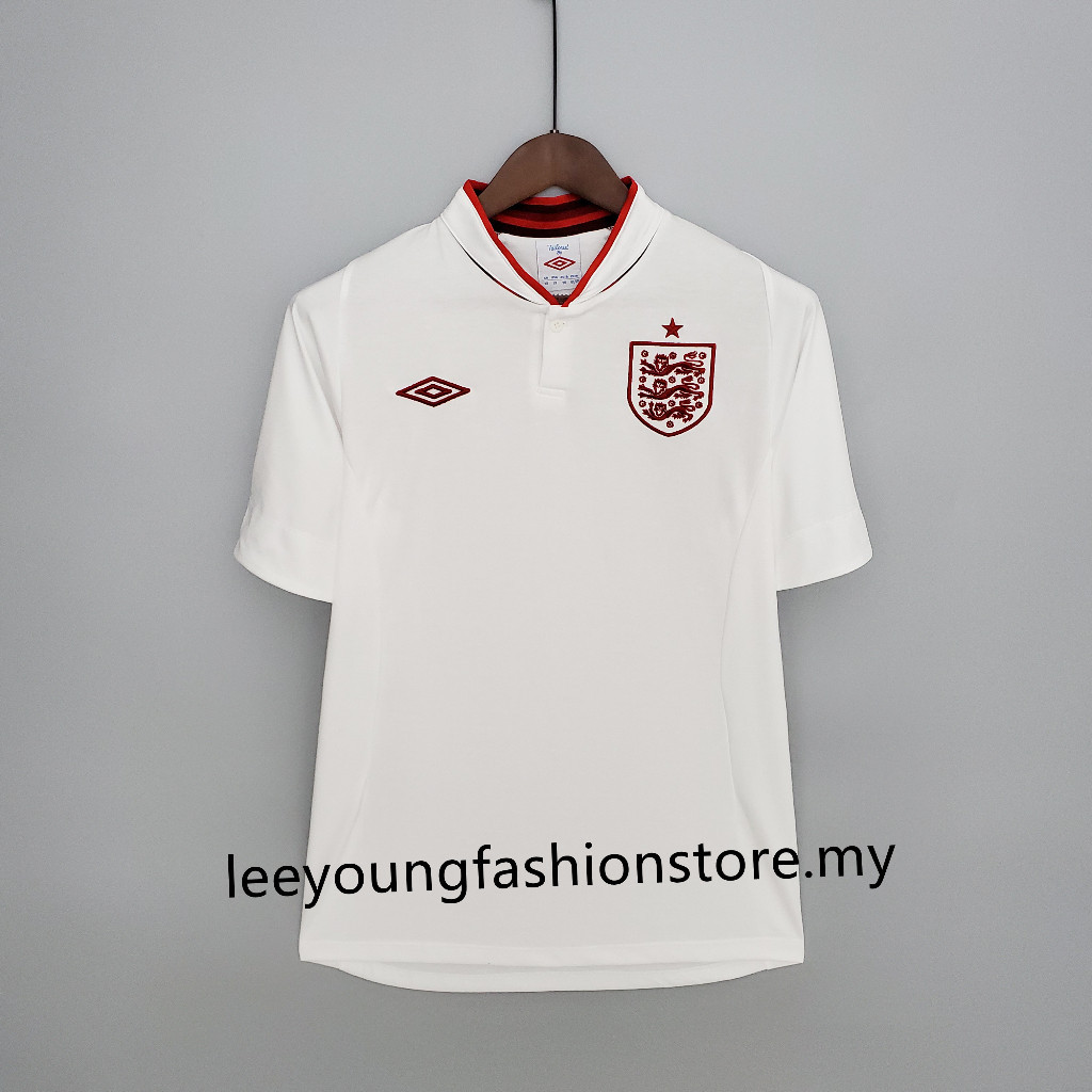 2012 ENG Home Retro Soccer Jersey Bóng đá #ROONEY
