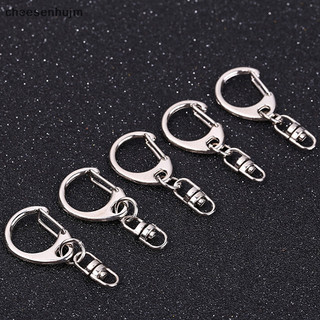 Cs 10 chiếc diy đánh bóng bạc móc khóa móc khóa chia vòng ngắn móc chìa khóa vn