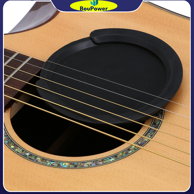 Boupower Silicone Classic Guitar Buster Sound Hole Cover Guitar Giảm tiếng ồn Phụ kiện đàn Guitar