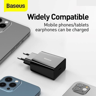 Củ sạc nhanh Type C Baseus Speed Mini Quick Charger 1C 20W (1 Port Type C, PDQCFCP Multi Quick Charge Protocal Support)