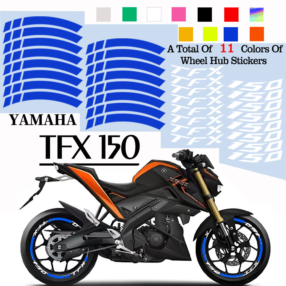 Yamaha TFX 150 Dán Phản Quang Bánh Xe Hub Chống Thấm Nước Đề Can Vành Bền Trang Trí 17 "TFX 150