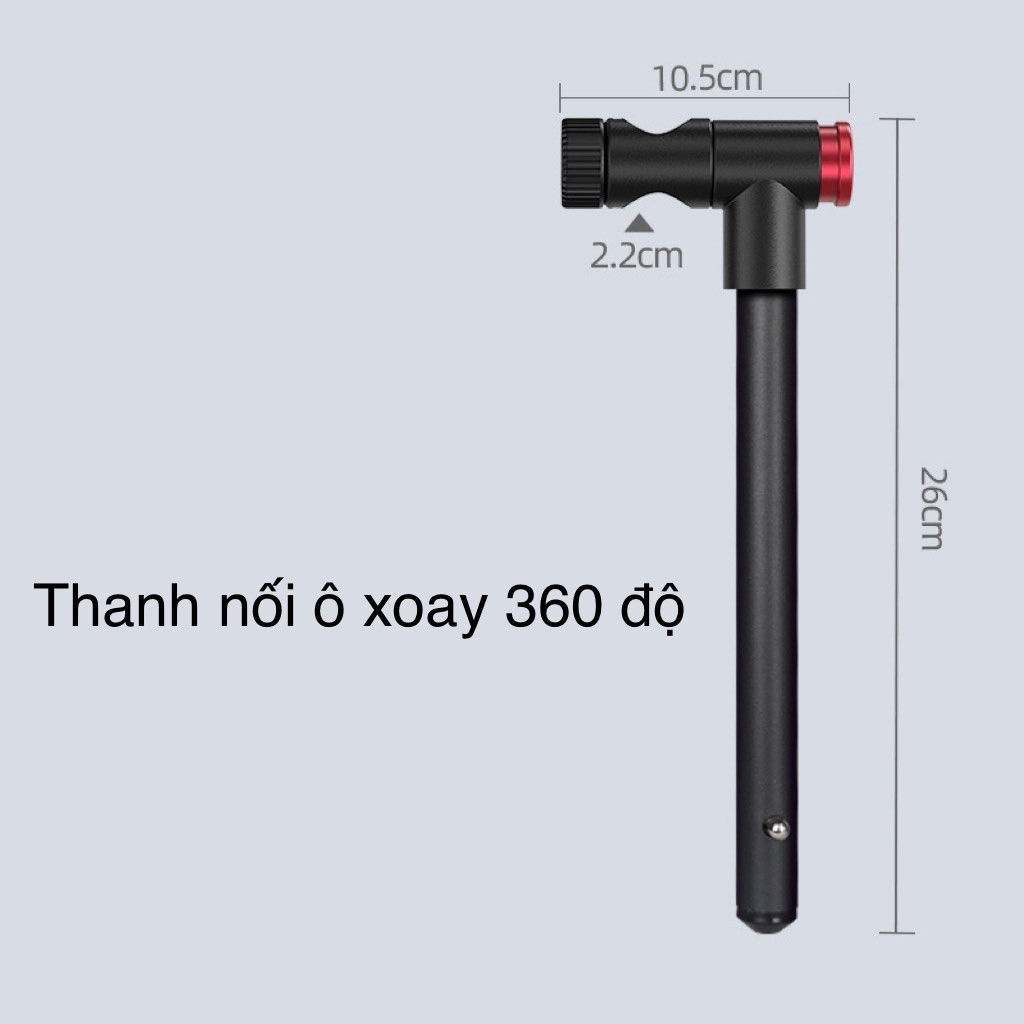 Khớp nối ô xoay 360 độ chắc chắn tháo lắp dễ dàng