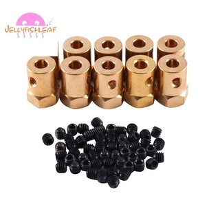 🔥10 Chiếc Lục Giác Khớp Nối DIY Xe Đẩy Thông Minh Bánh Xe Kết Nối Lốp DC Deceration Động Cơ Cho Mô Hình Robot
