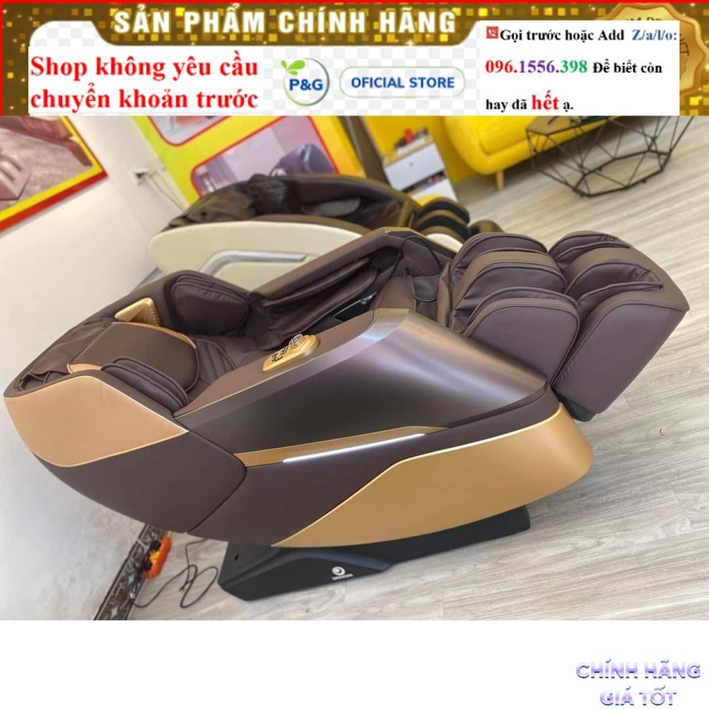 <NEW <> Okinawa OS 855 ghế Massage toàn thân, bi di chuyển, điều khiển giọng nói